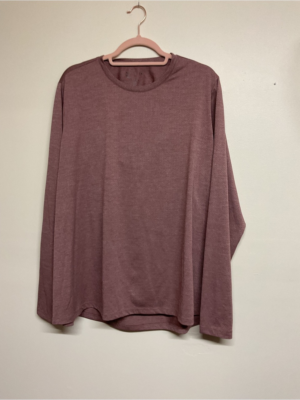 Xersion Women's Long Sleeve Crewneck in Mauve